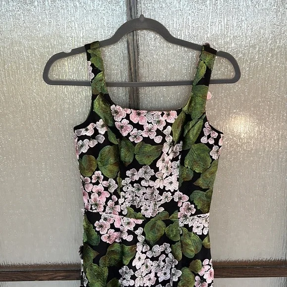 Dress The Population black hydrangea midi dress size XS or 0-2. NWOT - Picture 4 of 9